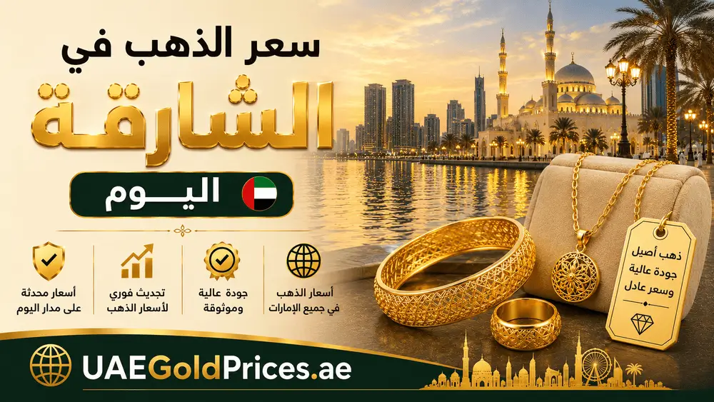 سعر الذهب اليوم في الشارقة