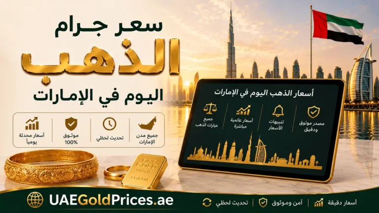 سعر جرام الذهب اليوم في الإمارات